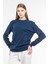 Süperlife Kadın Bisiklet Yaka Regular Fit Sweatshirt SPR21K17 4