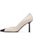 Kadın Krem Ince Topuklu Deri Stiletto 25AFD100918 4