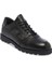 Siyah Hakiki Deri Erkek Sneaker - E23S1AY56505-A41 2