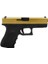 Glock 19 Gen3 Titanium Gold + Green Gas + 1 kg Bb + Taşıma Çantası + Atış Gözlüğü 2