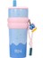 Disney Lilo&stitch Lisanslı Çift Cidarlı Pipetli Çelik Matara 800 ml (Stitch) 4