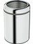 Basic Çöp Kovası - Çemberli Tip 8 L, Parlak Krom Paslanmaz 1