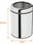 Basic Çöp Kovası - Çemberli Tip 8 L, Parlak Krom Paslanmaz 4