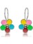 Gümüş Sallantılı Çiçek Çocuk Küpesi (BC-7D3685) 1