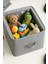 Pencereli Fermuarlı Kare Organizer | 1 Adet | Pencereli Dolap Içi ve Raf Düzenleyici | Katlanabilir Çelik Destekli Organizer 3