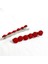 9650 El Yapımı Minik Gül Desenli Polimer Kil 2’li Set Yan Saç Tokası / 7.5 cm 2