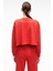 DELYRA Kadın Bisiklet Yaka Rahat Kesim Nakış Detaylı Kırmızı Sweatshirt 8