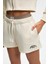 MOREVA Kadın Nakışlı Rahat Ekru Şort 4
