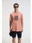 SWEET Erkek %100 Pamuk Oversize Fit Baskılı Kısa Kollu Yuvarlak Yakalı Yavruağzı T-Shirt 1