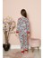 Kız Çocuk 2058 Geyik Desenli Polar Pijama Takım Kırmızı 8