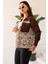 Kadın Oversize Fit Etnik Desenli Uzun Kollu %100 Pamuk Gömlek,ceket , Cepli Şık Oduncu Gömlek 3