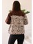 Kadın Oversize Fit Etnik Desenli Uzun Kollu %100 Pamuk Gömlek,ceket , Cepli Şık Oduncu Gömlek 5