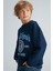 Ferney Erkek Çocuk Pamuk Navy Sweatshirt 6