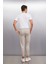 JESHUA Erkek Örme Kumaş Regular Fit Vizon Pantolon 3