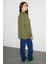 Lıme Dokuma Oversize Yeşil Gömlek 7
