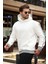 Ekru Kapüşonlu Kanguru Cep Erkek Sweatshirt E7163 2