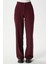 Likra Serisi Lift Süs Dikişli Esnek Bordo Palazzo Pantolon 4