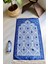 Rumi Desenli Ipek Dokulu Keseli Seccade S1030 Lacivert Renk 1