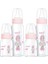 Pembe Cam Biberon Seti 250ML ve 125ML, 2'li Paket 1