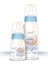 Mavi Cam Biberon Seti 250ML+125ML ve Ortodontik Emzikli Kelebekli (4'lü) 3