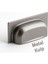 Vira Füme Metal Modern Kulp 64 mm Mobilya Çekmece Dolap Kapak Kulpu Ergonomik Dayanıklı Şık Tasarım 5