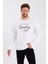 Süperlife Erkek Bisiklet Yaka Regular Fit El Yazılı Brooklyn Ince Sweatshirt SPR23SW331 2