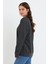 Süperlife Kadın Bisiklet Yaka Oversize Fit Brooklyn Baskılı Ince Sweatshirt SPR23SWK330 3