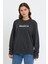 Süperlife Kadın Bisiklet Yaka Oversize Fit Brooklyn Baskılı Ince Sweatshirt SPR23SWK330 4