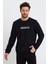 Süperlife Erkek Bisiklet Yaka Regular Fit Brooklyn Baskılı Ince Sweatshirt SPR23SW330 2