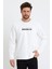 Süperlife Erkek Bisiklet Yaka Regular Fit Brooklyn Baskılı Ince Sweatshirt SPR23SW330 1