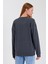 Süperlife Kadın Bisiklet Yaka Regular Fit El Yazılı Brooklyn Ince Sweatshirt SPR23SWK331 2