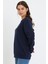 Süperlife Kadın Bisiklet Yaka Oversize Fit Brooklyn Baskılı Ince Sweatshirt SPR23SWK330 5