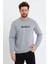 Süperlife Erkek Bisiklet Yaka Regular Fit Brooklyn Baskılı Ince Sweatshirt SPR23SW330 5