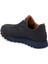 Lacivert Hakiki Nubuk Deri Erkek Sneaker - E23S1AY56359-C39 4