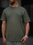 Basic T-Shirt Haki Renk 3