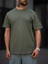 Basic T-Shirt Haki Renk 6
