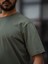 Basic T-Shirt Haki Renk 8