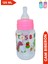 Sevimli Desenli, Pembe Renkli, 125 ml Cam Biberon 3