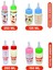 Sevimli Desenli, Pembe Renkli, 125 ml Cam Biberon 5