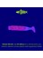 Silikon Kurt Yem - 1,5g 45MM - Fishack - 10 Adet - Uv Silikon - Pembe - Karides Kokulu 2