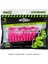 Silikon Kurt Yem - 1,5g 45MM - Fishack - 10 Adet - Uv Silikon - Pembe - Karides Kokulu 3