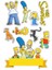 Yenilebilir Şekerli Kağıt Baskısı Cupcake ve Pasta Resim Baskı Simpsons Temalı 82 1