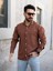 Kahverengi Keten Gömlek 1