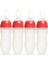 Şeffaf Silikon Kaşıklı Biberon 120ML, 6 Ay, 4'lü Set 1