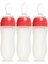 120ML Silikon Kaşıklı Biberon 6 Ay Şeffaf, 3’lü Set 1