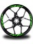 Gri Yamaha Takım Jant Sticker Etiket 1