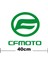 Cf Moto Logo Yazı Sticker Etiket Tek Renk 1