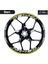 Sarı Cfmoto 450NK Motosiklet Jant Sticker Etiket Modeli Iç & Dış Takım 1