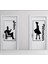 Man-Women Tuvalet-Wc Kapı Özel Yeni Sticker 1
