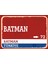 Batman Retro Sokak Yön Tabelası Vintage Pvc Dekota Uv Poster Yapışkanlı 35X25 1